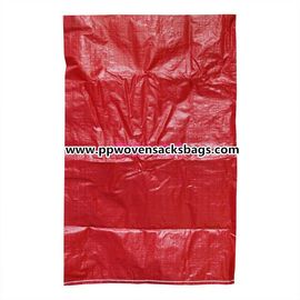 Китай Подгонянные красные сплетенные PP вкладыши кладет в мешки/25kg PP для паковать пластичные лепешки/еду/химикат поставщик