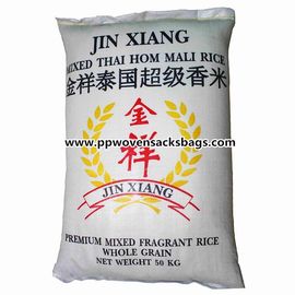 Китай Белый большой полипропилен сплетенный 50kg кладет на пакуя мешки риса 50 x 84 в мешки cm поставщик